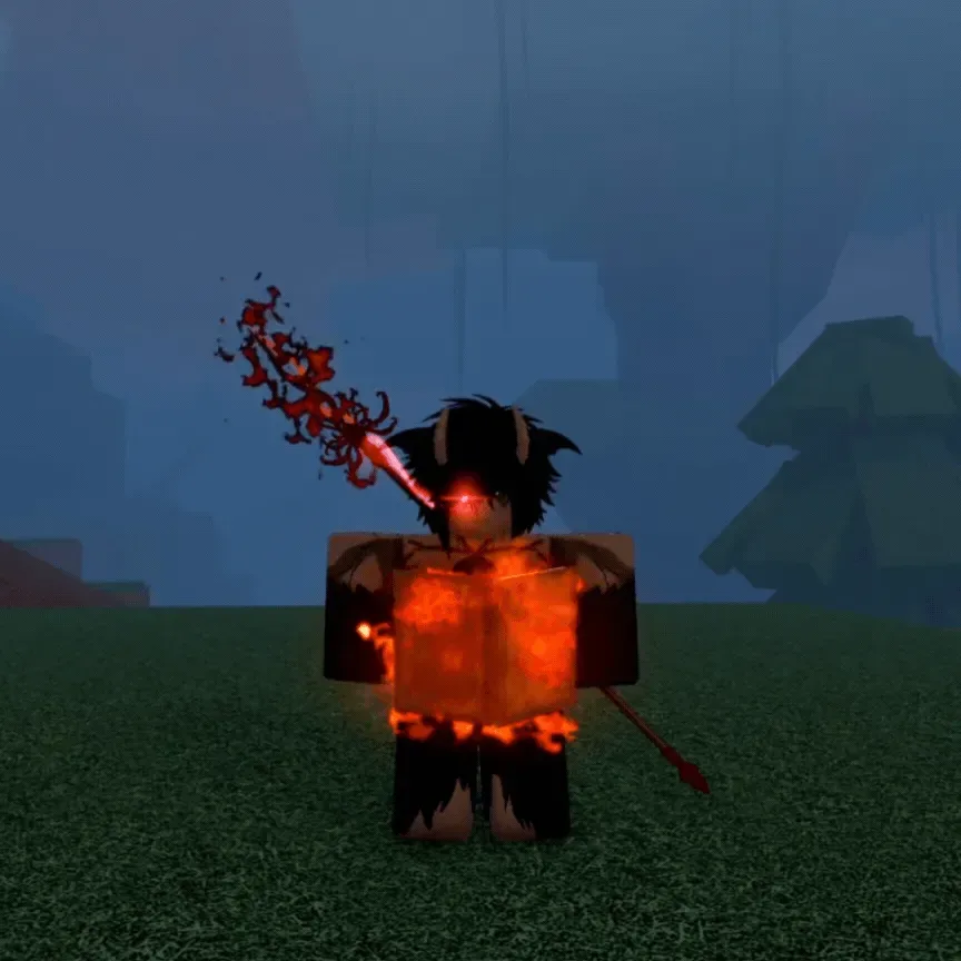 Flame magic in Clover RPG