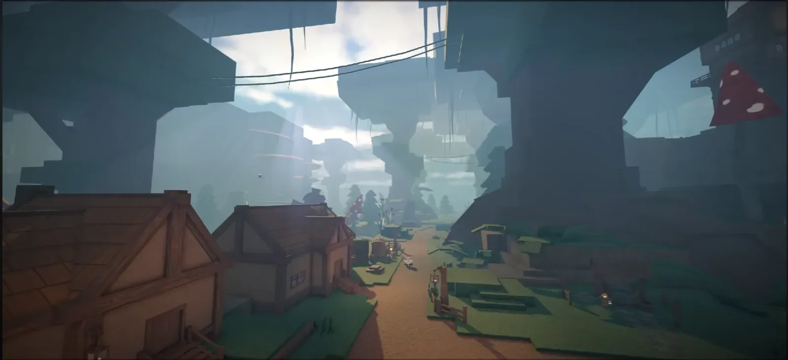 Kamo Village in Clover RPG